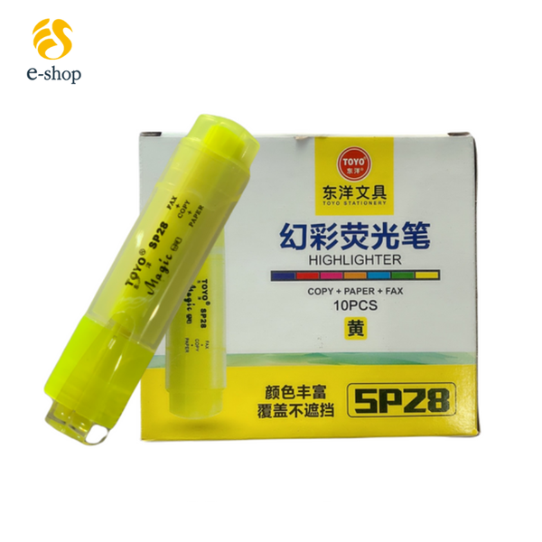 Bút Dạ Quang TOYO 10 cây/hộp