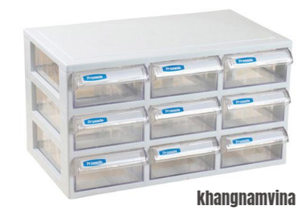 Hộp Đựng Đồ Mini 9 Ngăn Cố Định Nhập Khẩu Hàn Quốc | Mã J-009