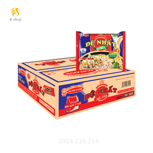MÌ GÓI ĐỆ NHẤT HƯƠNG VỊ THỊT BẰM (THÙNG 30 GÓI)