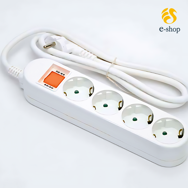 Ổ Cắm Điện Dosel 4 Lỗ 1 Công Tắc | 1.5M, 3M