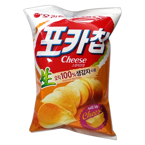 Snack khoai tây Poca chip vị phô mai ngọt 66g