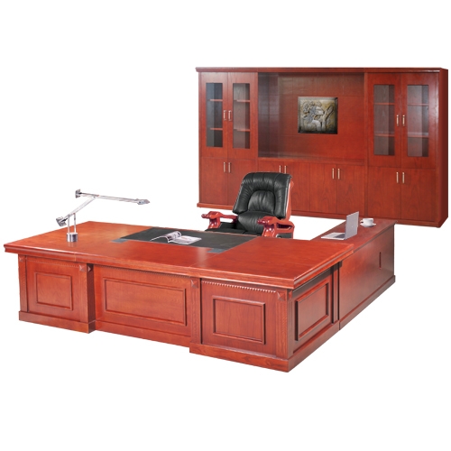 Hòa Phát - Bộ bàn tủ lãnh đạo veneer VM8