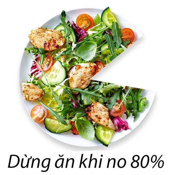 Nguyên tắc chỉ ăn no 80% của dân vùng sống thọ nhất Nhật Bản