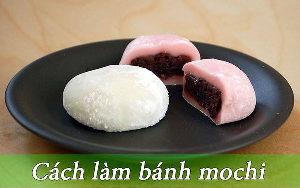 Hướng dẫn cách làm daifuku mochi bằng bột nếp Shiratamako