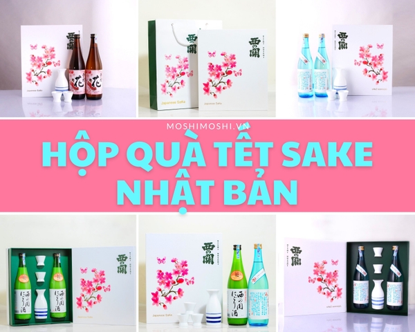 Tết 2021 Mua rượu Sake ở đâu? Hộp rượu Sake làm quà Tết có 1 không 2.