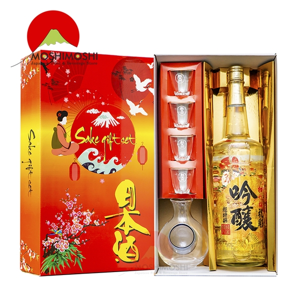 Rượu sake vẩy vàng 1.8l gợi ý tuyệt vời cho món quà tết 2020