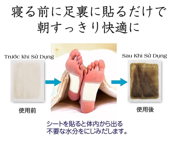 Thực hư về tác dụng của miếng dán thải độc chân Nhật Bản Cosmo Bisa.