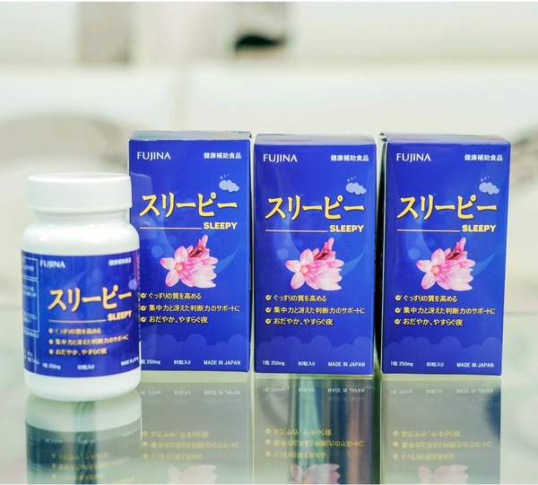 Viên Uống Hỗ Trợ ngủ ngon Sleepy Nhật Bản 80 viên