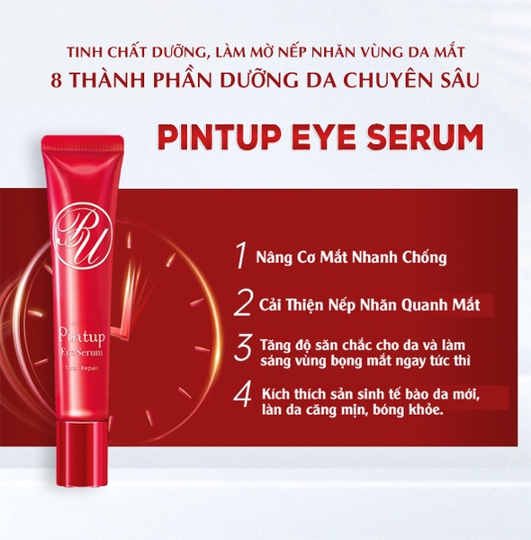 Tinh Chất Dưỡng, Làm Mờ Nếp Nhăn Vùng Da Mắt Pint Up Meishoku 15g