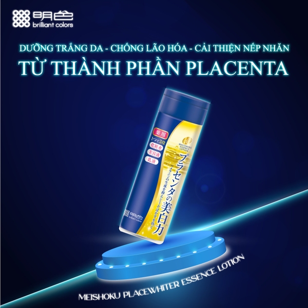 Nước Hoa Hồng Dưỡng Trắng MEISHOKU Placewhiter Essence Lotion 190ml