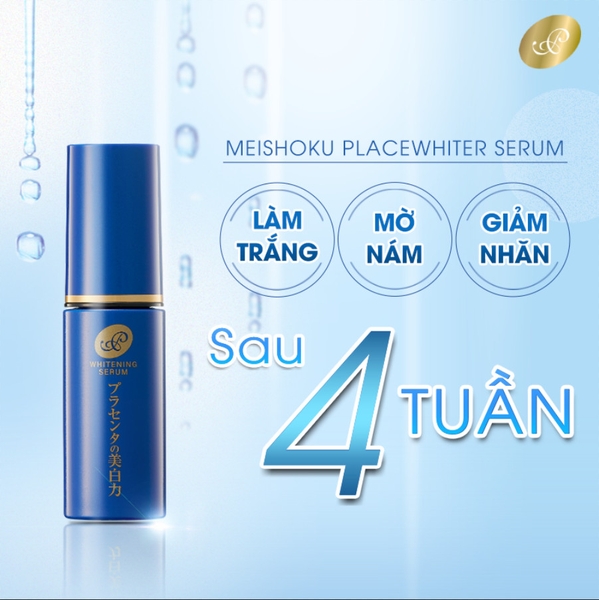 Tinh chất dưỡng ẩm làm trắng MEISHOKU Placewhiter Serum 30ml