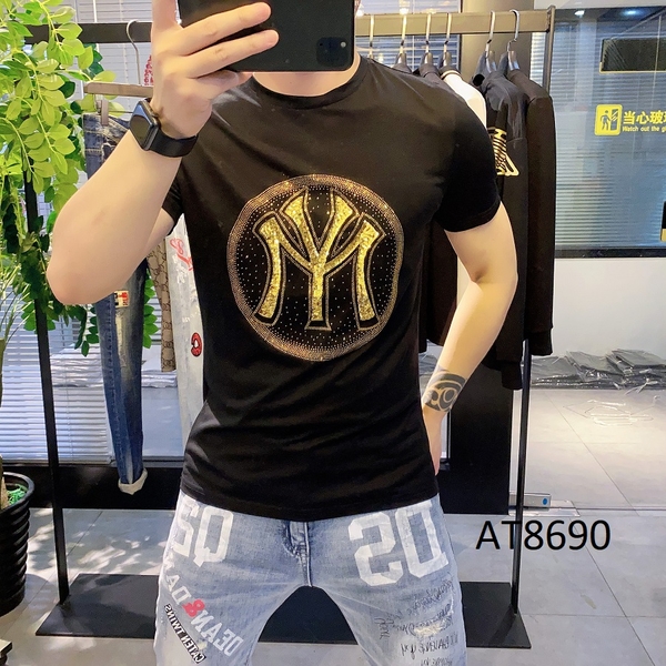 Áo thun nam đính cườm NY AT8690