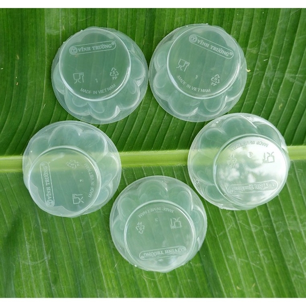 Hộp nhựa FLan BÔNG HOA (90ml) Vĩnh Trường - Lốc 50c