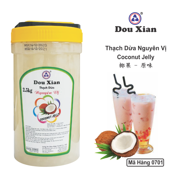 0701 - Thạch DỪA Nguyên Vị Original Douxian - Hủ 2.5kg