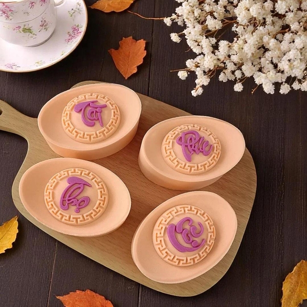 Khuôn ấn TTLX 150gr - 4 mặt hình Thỏi Vàng PHÚC, LỘC, THỌ, TÀI (LX1560)
