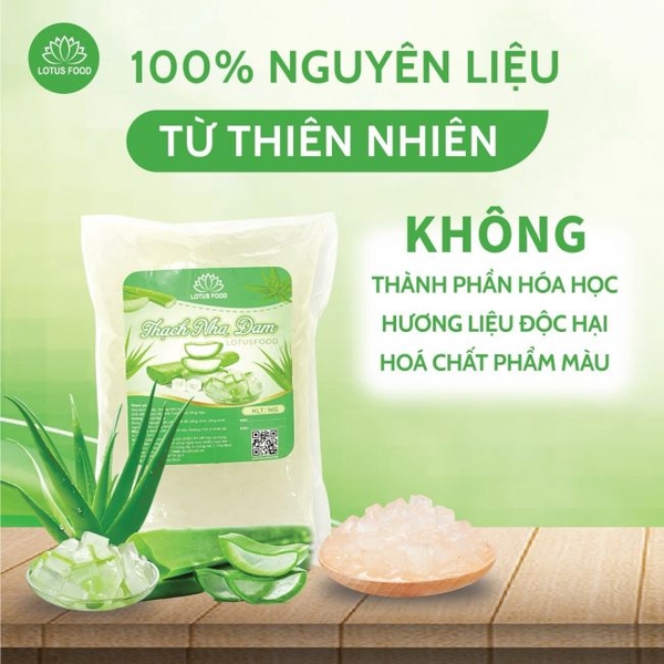 Thạch Nha Đam LOTUS FOOD - Gói 1kg