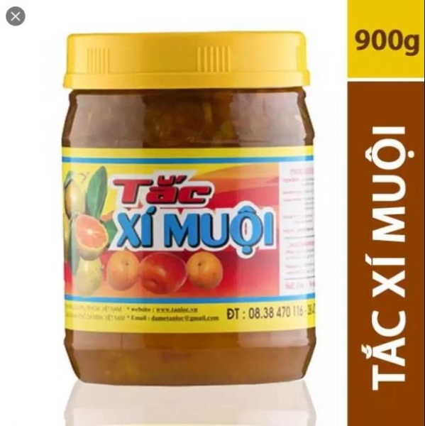 Tắc Xí Muội Tấn Lộc - Hủ 900gr