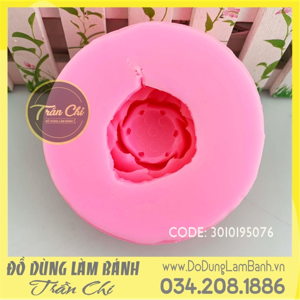 SF0730 - Khuôn silicone hoa SEN cánh nhọn có đài (2/10)