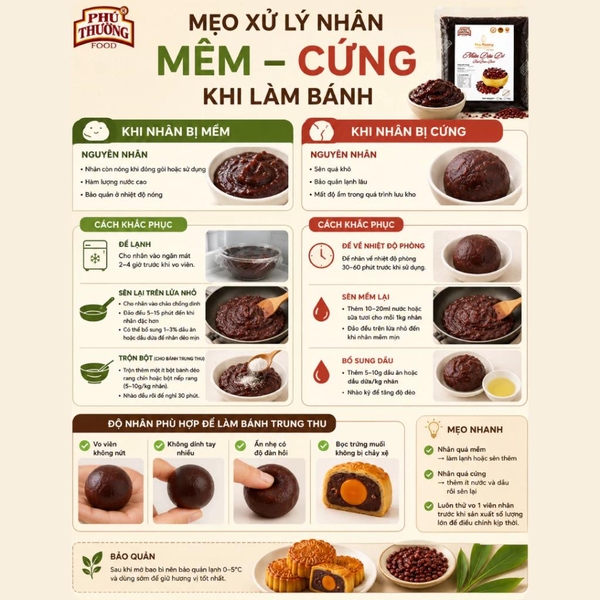 PTFOOD - Nhân Trung Thu ĐẬU ĐỎ - Gói 1kg