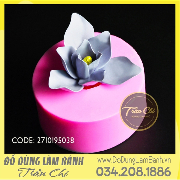 Khuôn silicone hoa Mộc Lan 9 cánh