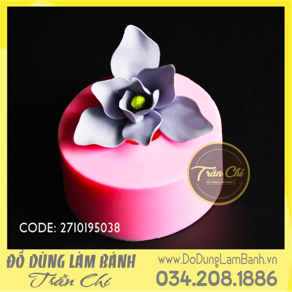 Khuôn silicone hoa Mộc Lan 9 cánh