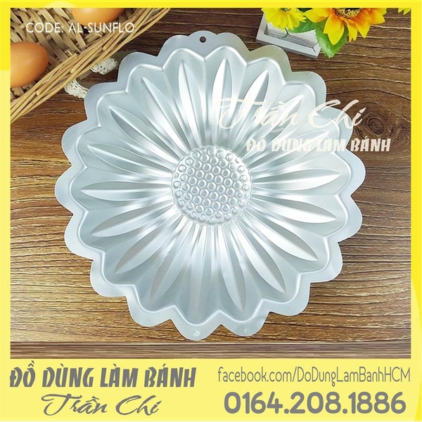 Khuôn hoa hướng dương nhôm đúc liền