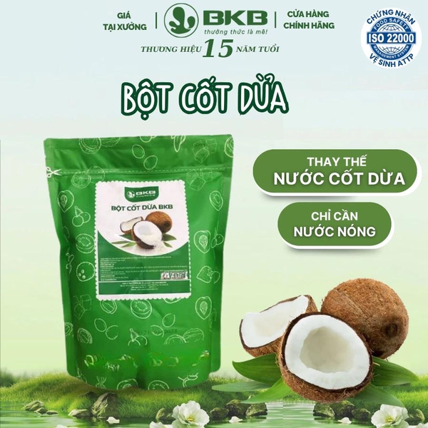 Bột Cốt Dừa BKB - Gói 1kg