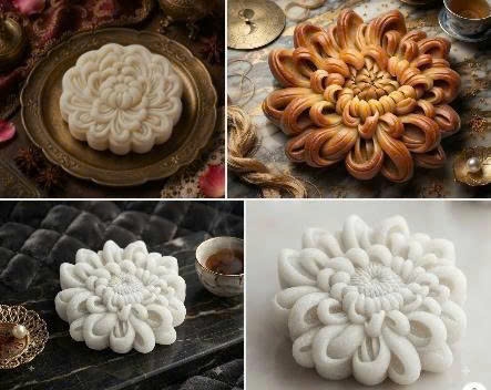 Khuôn ấn TTLX CÚC 200gr - 3 mặt TAM PHÚC CÚC NỞ (TPC200)