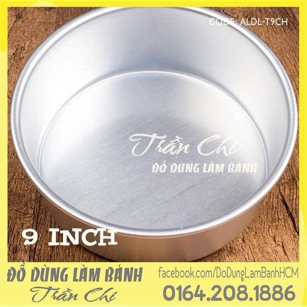 Khuôn tròn đúc đế liền - 9 inch