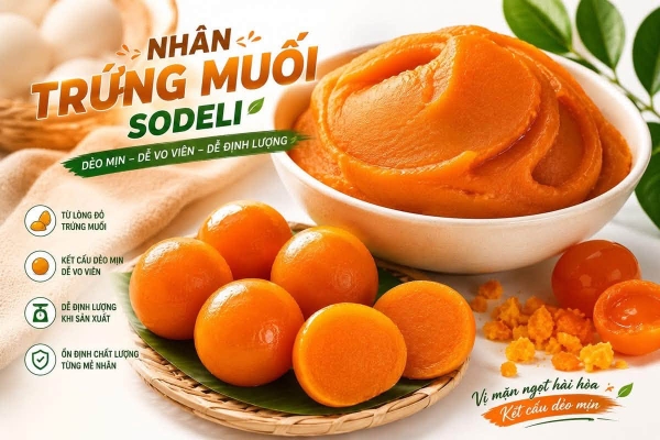 SODELI - Nhân Trứng Muối - Gói 1kg