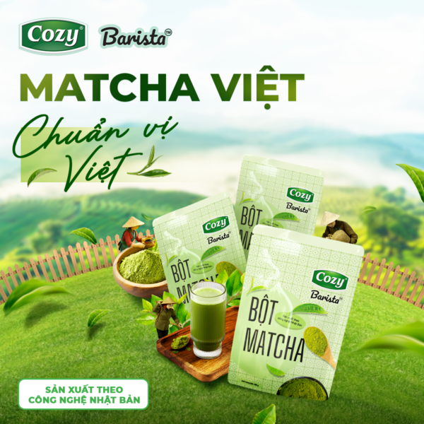 Bột Trà Xanh MATCHA COZY Barista - Gói 200gr