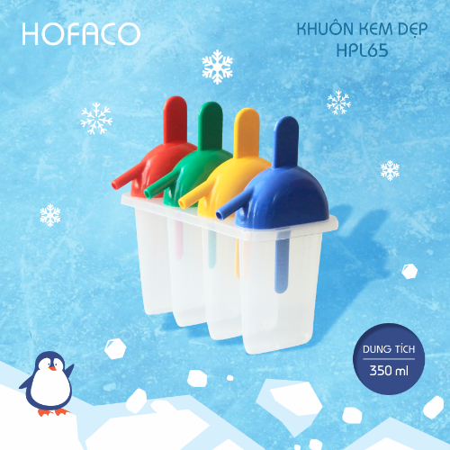 Khuôn Kem DẸP 4c Hofaco (HPL65)