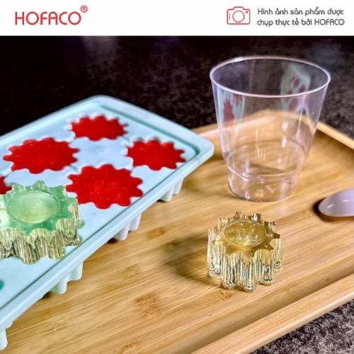 Khay Đá Nhựa Bông Cúc 10c Hofaco (HPL21)