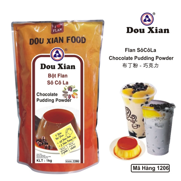 1206 - Bột Pudding/Flan hương SOCOLA Douxian - Gói 1kg