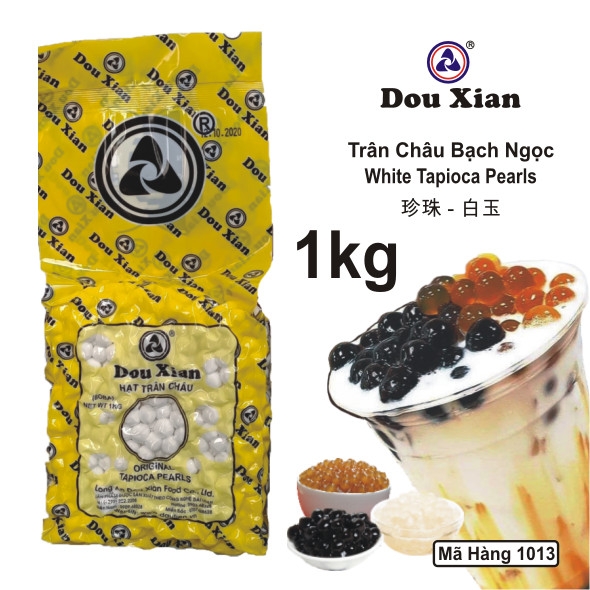 1013N - Trân Châu Dou Xian Trắng BẠCH NGỌC Hạt Nhỏ Size 2.2 - Gói 1kg