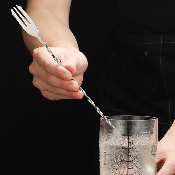 K232 - Muỗng khuấy inox 2 đầu Barspoon - Size 32cm