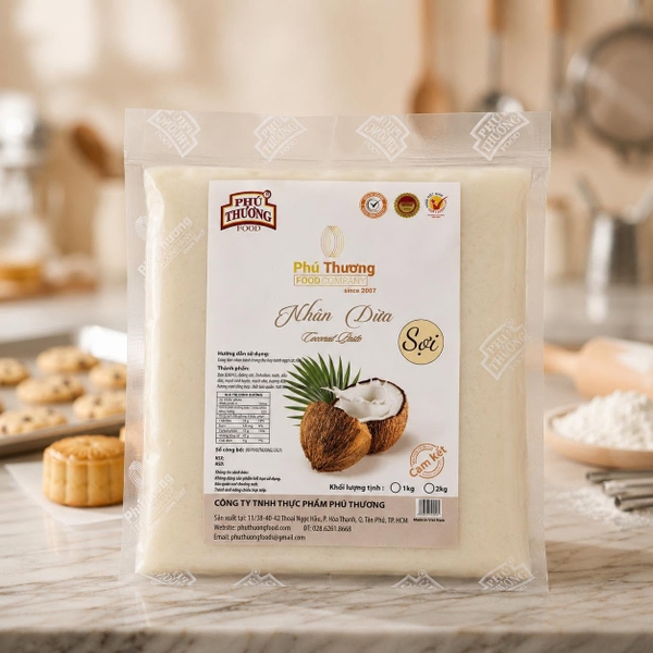 PTFOOD - Nhân Trung Thu DỪA SỢI NON - Gói 1kg
