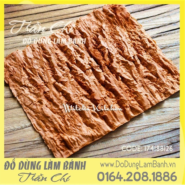 Khuôn silicone Vân khúc cây lớn - Xám (BEST)