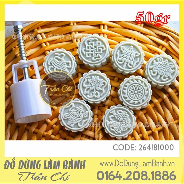 TTLX 50gr - 08 mặt tròn hoa văn viền