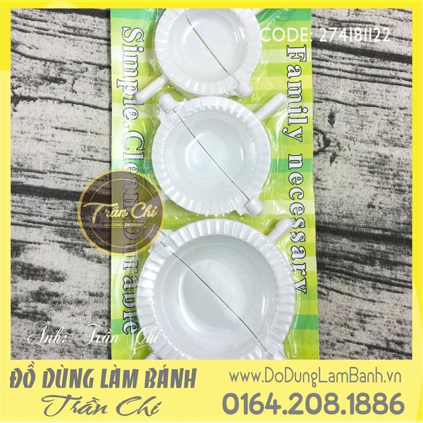 Khuôn bánh xếp, sủi cảo 3 size