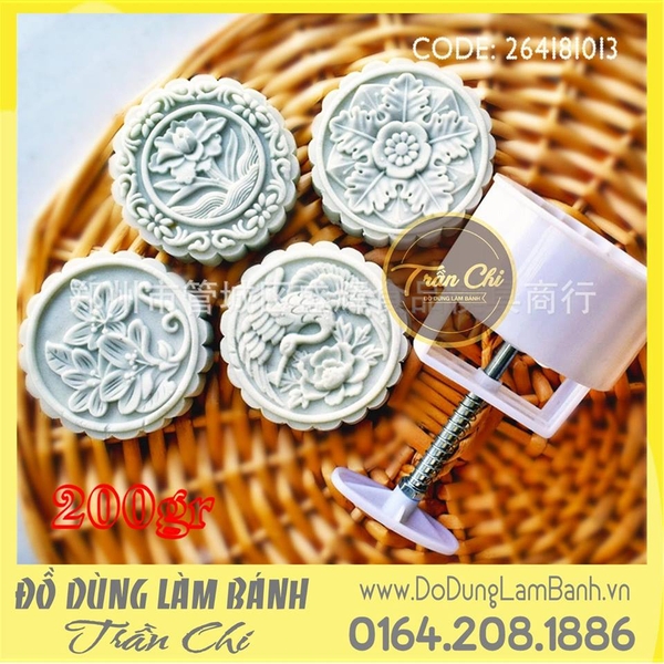 TTLX 200gr - 04 mặt tròn (hạc, hoa, cành hoa)