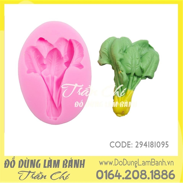Khuôn silicone Rau bina 1c