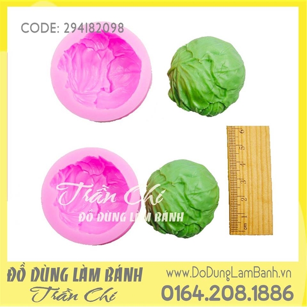 Khuôn silicone Bắp cải 1c