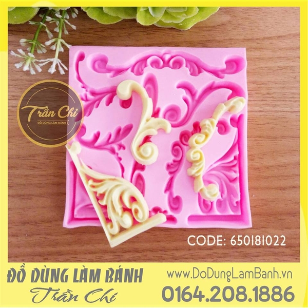 Khuôn silicone viền cong đủ loại vuông