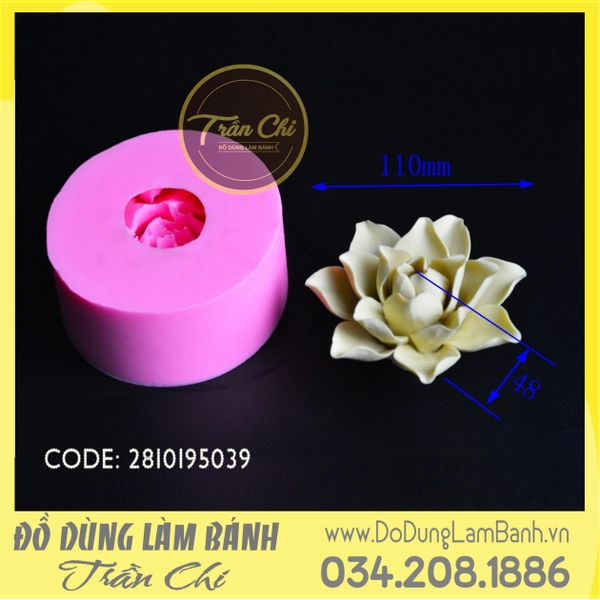 Khuôn silicone hoa Ngọc Lan 18 cánh