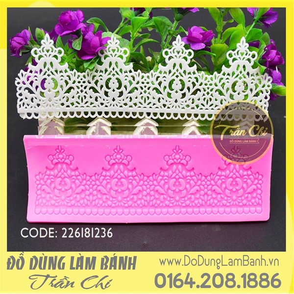 Khuôn silicone Lace ngắn - Style 15