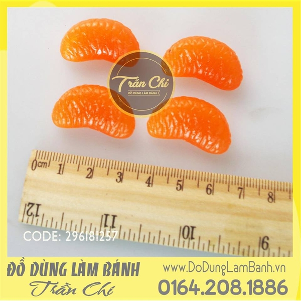 Khuôn silicone miếng quýt 4c