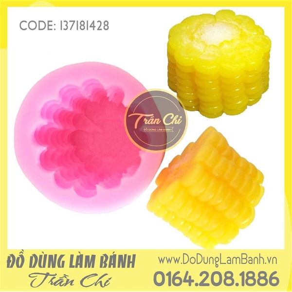 Khuôn silicone Khoanh bắp