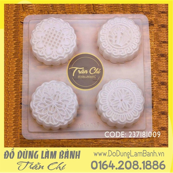 Khuôn nhựa RCTT: Hình cây, hoa 4c tròn (PP-014)