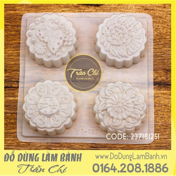 Khuôn nhựa RCTT: Hình hoa, bướm tròn 4c (PP-013)